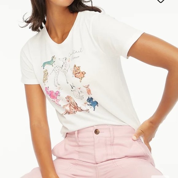 J. Crew Tops - J. Crew Cocktail Hour Graphic T Shirt
